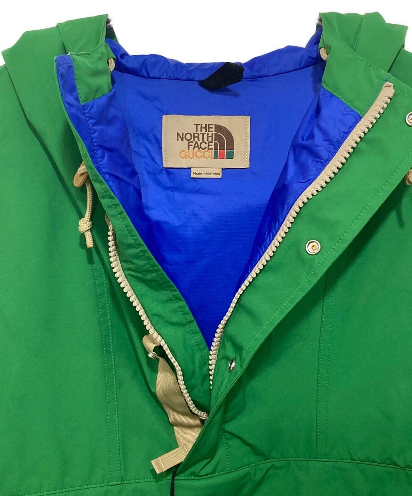 GUCCI × THE NORTH FACE parka anorak collaborazione M verde