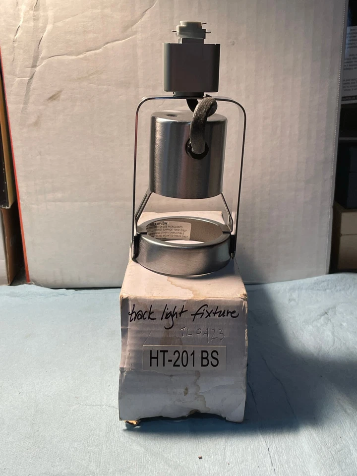 Cal Lighting HT-201-BS 120V, Par20, 50W Max, accesorio de pista, acero cepillado - NUEVO Foto 3 de 4