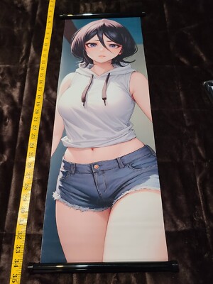 BLEACH ANIME-Rukia Kuchiki--Scroll Poster -30'' x 10''