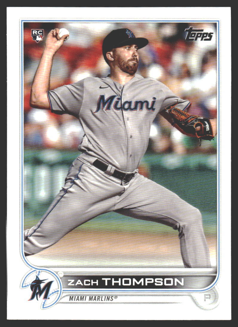 Zach Thompson #227b 2022 Topps Miami MarlinsRC Rookie | eBay