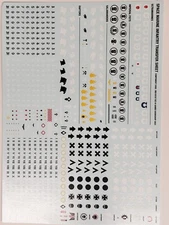 Space Marines Infantry Transfer Sheet, Decals, 10th Ed 2023 Warhammer 40k GW