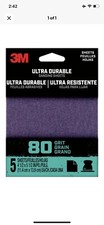 3M 27363 PACK (5) SHEETS ADHESIVE MEDIUM GRIT SANDPAPER 5985940