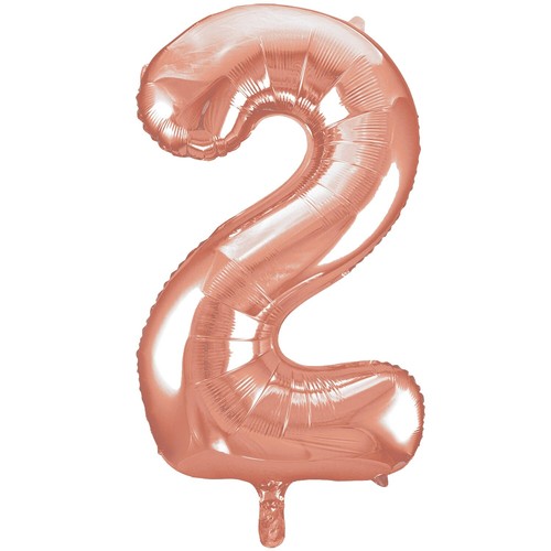 XXL Rosa Zahl 3 Folienballon – 100 Cm, Für Helium, Geburtstags- & Partydekoration
