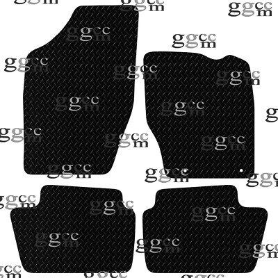 FITS CITROEN C4 (NOT PICASSO) 2004 TO 2010 TAILORED BLACK RUBBER CAR FLOOR MATS