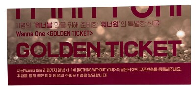 Wanna One Nothing Without You CD Box Kim Jaehwan Park Woojin Photo