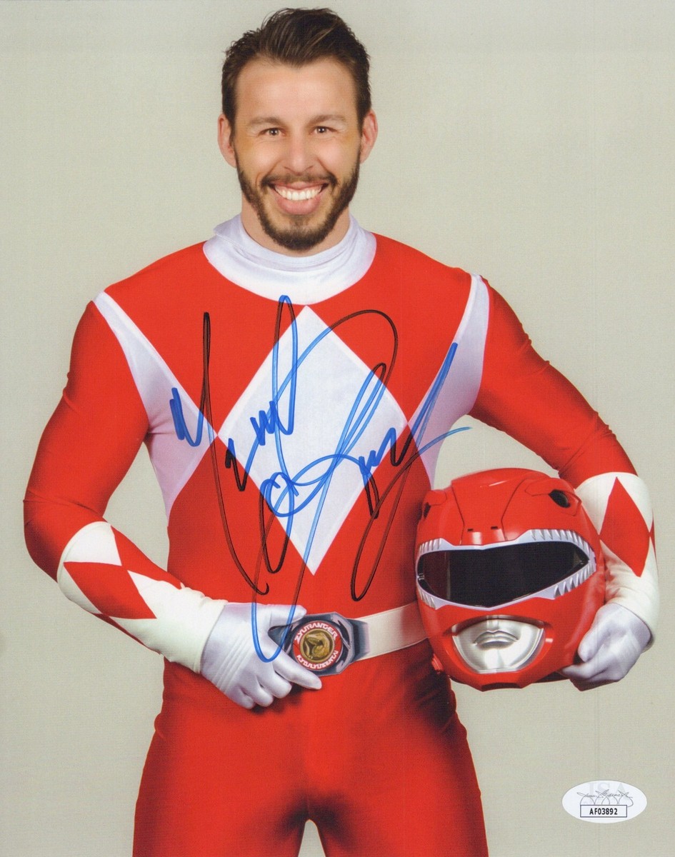 MICHAEL O'LASKEY Signed POWER RANGER 8x10 Photo AUTHENTIC