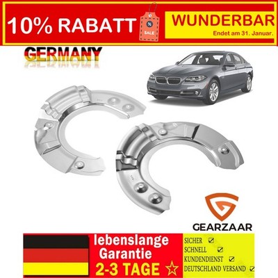 2x DECKBLECH BREMSSCHEIBE VORNE LINKS + RECHTS FÜR BMW 5ER 6ER 7ER F10 F11 F12