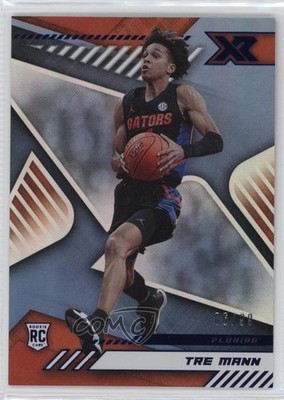 2021-22 Panini Chronicles Draft Picks XR Blue 86/99 Tre Mann #174 Rookie RC 2v7