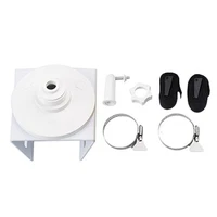 Adjustable Poles Mount Bracket For Outdoor Surveillances Cameras And Solar Panel