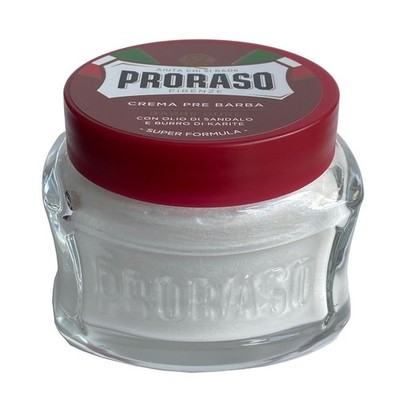 Proraso RED Pre / Post Shave Cream Sandelwood Oil & Shea Butter 100ml 