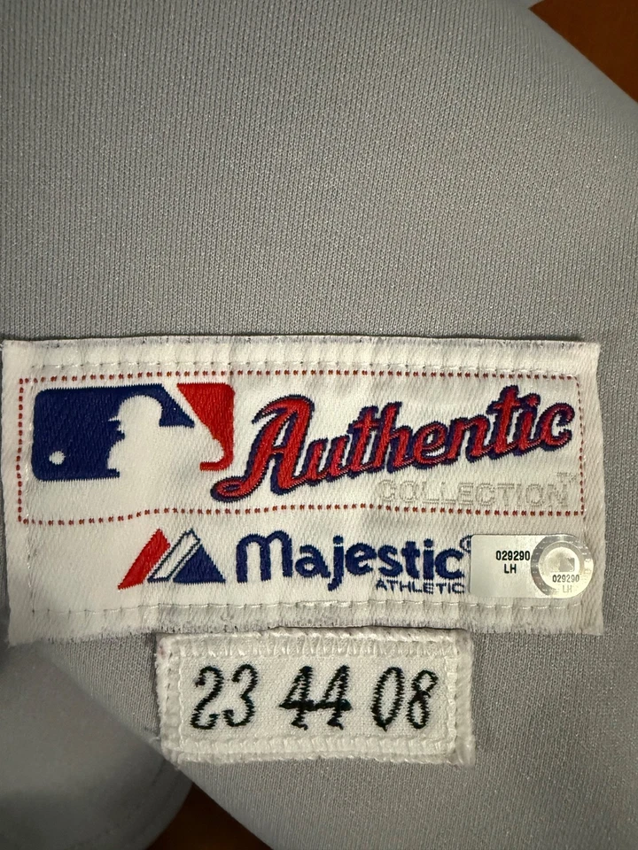 Camiseta Boston Red Sox 2008 usada em jogos Road #23 LUGO - Imagem 3 de 3