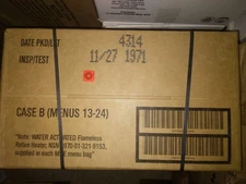 Genuine U.S Professional  Meals 11/2027 B Case Insp MRE (Meals Ready-to-Eat)
