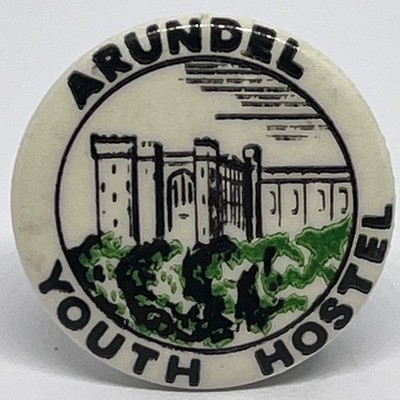 Arundel Jugendherberge YHA Vintage Pin Anstecker England Reise Backpacker Souvenir UK