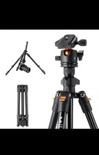 K  F Concept Aluminium Travel Video Tripod O234A1 163cm