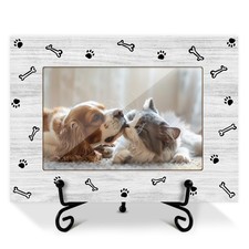 Pet Picture Frame, Pet Memorial Dog Lovers Gifts for , Puppy Gifts for New Ow...
