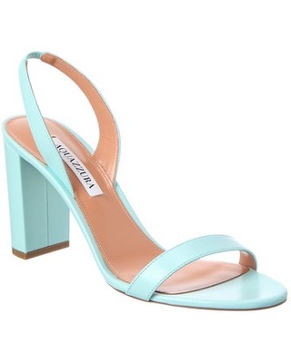 Aquazzura Logo Leather Sandal Women's