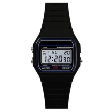F 91W Classic Digital Resin Strap Watch Stopwatch Chronograph Sport Unisex Men
