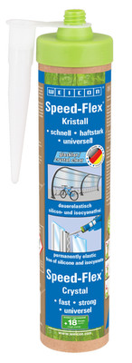 WEICON Green Tube Speed-Flex  Kristall Kleb- und Dichtstoff 290 ml