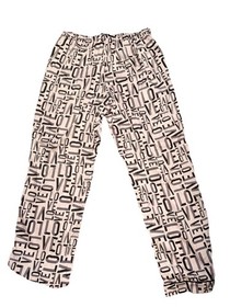 Victoria Secret Love Silky Graphic Print Drawstring Pants Medium