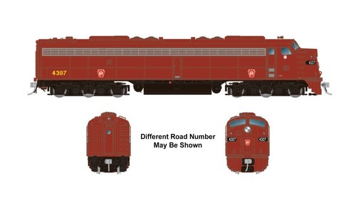 RAPIDO HO EMD E8A PRR [VEREINFACHTES SCHEMA] DC/DCC/SOUND #4307 PN 28561 | Zustand: New