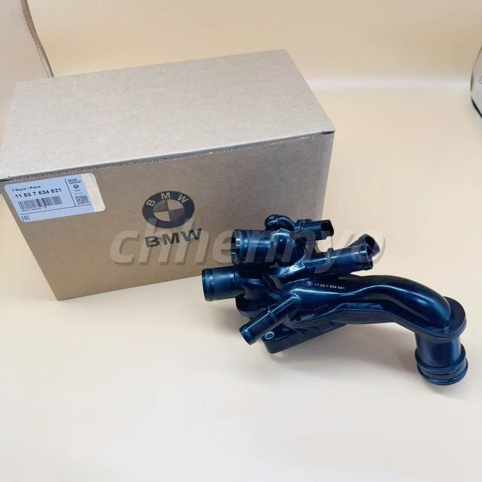 Thermostat Assembly w/ Housing Sensor For Mini Cooper 2007-2013 1.6L 11537534521 Foto 3 de 4