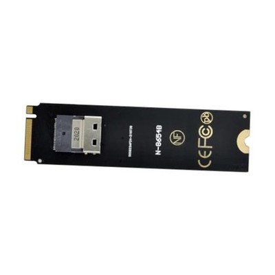 M-Key 22x80mm to SFF-8654 Slimline PCI-E U.2 Kit NVME to SFF-8654 Horizontal