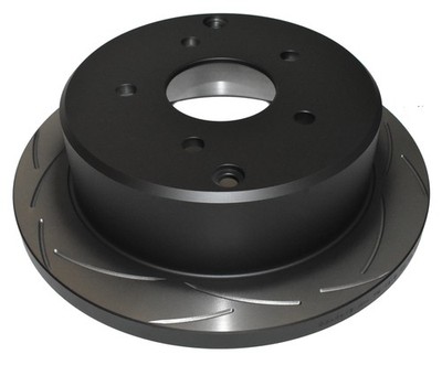 DBA for 04 Pontiac GTO Rear Slotted Street Series Rotor