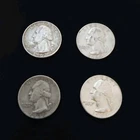 US 90% Silver Washington Quarters 1962 1951 1964 Silver Lot of 4 Coins