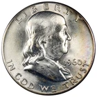 1960-P Franklin Half Dollar UNC/BU Uncirculated Coin 50C A2726