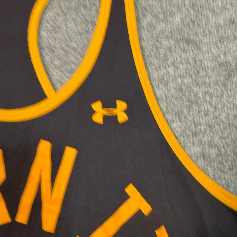 Camiseta regata Under Armour Project Rock masculina GG preta sem mangas musculosa - Imagem 4 de 4