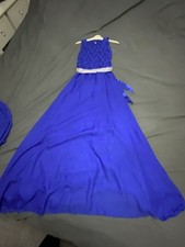 Size 6 Royal Blue Bridesmaid Dress With Added Belt 3 Available In Different Size