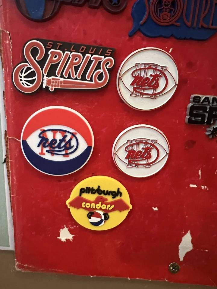 VINTAGE ABA/NBA PITTSBURGH CONDORS RUBBER STANDINGS BOARD FRIDGE MAGNET 2025 NEW - Image 4 of 4
