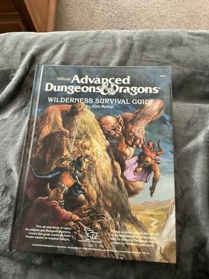 Official Advanced Dungeons & Dragons Wilderness Survival Guide 1986 1st Ed��