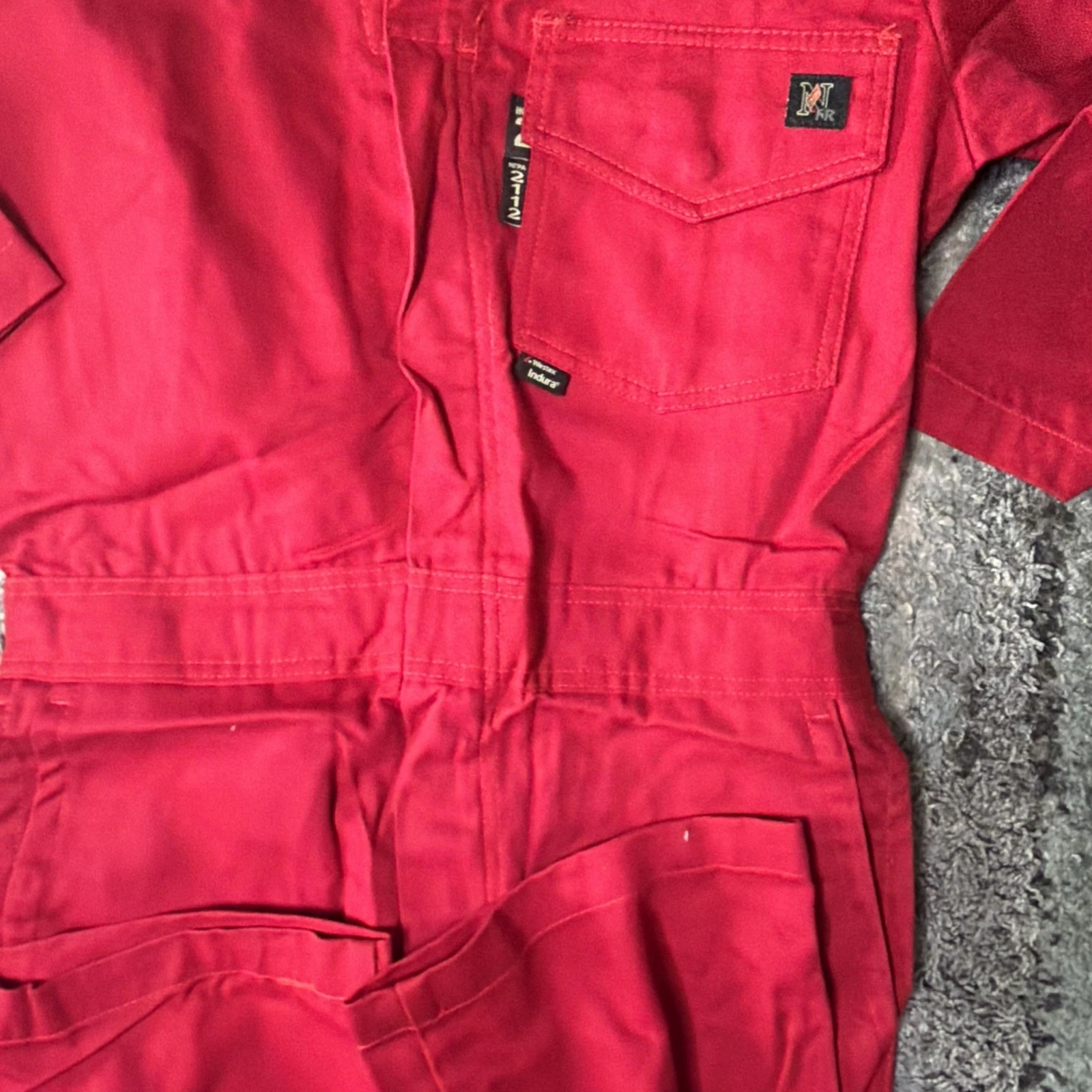 Neese Indura Westex Wear HRC2 FR Shirt Size Medium 38/40 Red Coveralls image 9