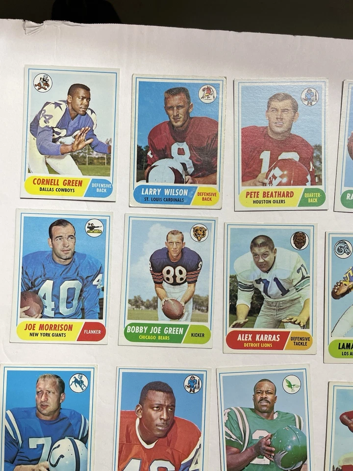 1968 TOPPS Football Cards Nice Lot of 25 - Image 3 of 4