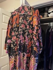 Vintage Victoria's Secret Satin Kimono Robe w/ cinch belt