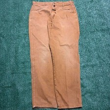Y2K men's marithe francois girbaud Tan and brown Corduroy straight leg pants