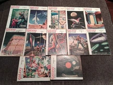 Galaxy 1951  12 issues complete year set  including Ray Bradbury Fahrenheit 451