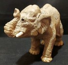 STONE CRITTERS " ASIAN MOTHER " ELEPHANT 1990 FIGURINE  — photo 8