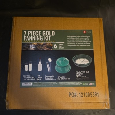 7 Piece Complete Gold Panning Kit - Prospector s Choice GP5-KIT107