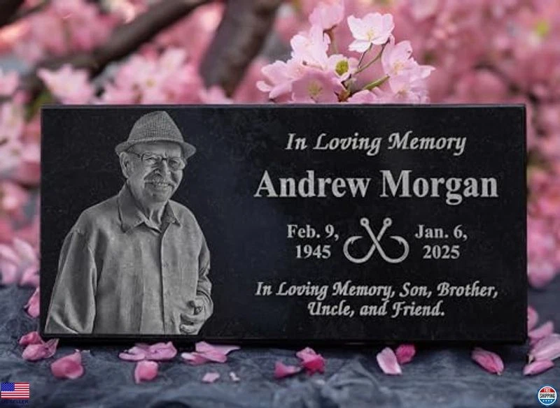 Lápida conmemorativa resistente a la intemperie | Elegante lápida | Cruz marcadora de tumba duradera Foto 4 de 4