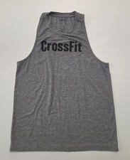NOBULL CrossFit Gray Muscle Tank Top Men’s Small USA Made Athletic Workout Shirt
