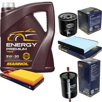 Inspektionspaket 5L Mannol Energy 5W-30 FüR VW Golf IV 1.4 16V 1.6 New Beetle