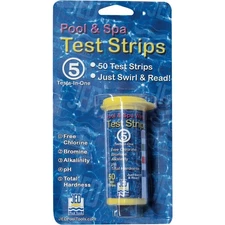 JED Pool and Spa 5 Tests-In-One Strips 50 Ct. 00-IT490 JED Pool 00-IT490