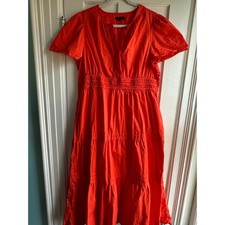 Quince Organic Cotton Poplin Tiered Maxi Dress