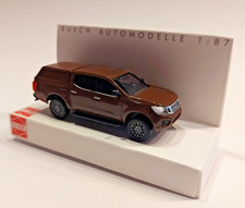 Busch 53706 Nissan Navara Pickup 2015-2020 mit Hardtop Braun OVP 1:87