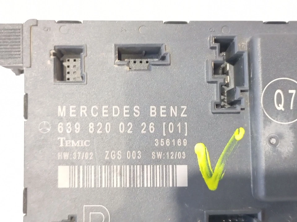 6398200126 01 QUADRO DI CHIUSURA / 140879 PER MERCEDES-BENZ VITO AUTOBUS W638 - Immagine 3 di 3