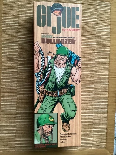 12" 1/6 scale GIJOE Sgt Rock BULLDOZER 2002 by Hasbro 12" Action Figure DC Comic