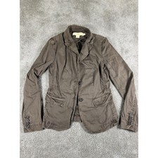 J.Crew Broken-In Chino Weathered Cotton Twill Blazer Brown Size 4