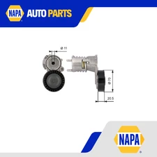 Aux Belt Tensioner fits VOLVO C70 Mk2 2.4 2.5 2.0D 2.4D 06 to 13 Drive V-Ribbed